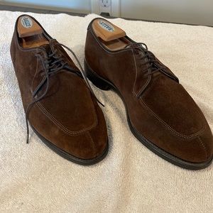 Allen Edmonds suede tan shoes